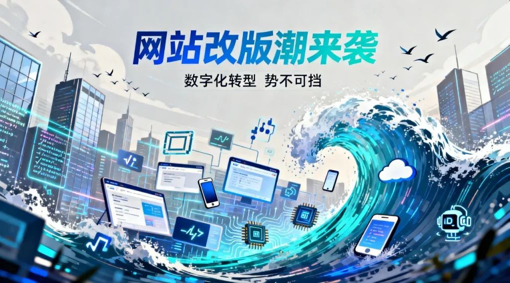 2026网站改版潮来袭!深圳网站建设公司解读:旧站升级的3个核心价值点