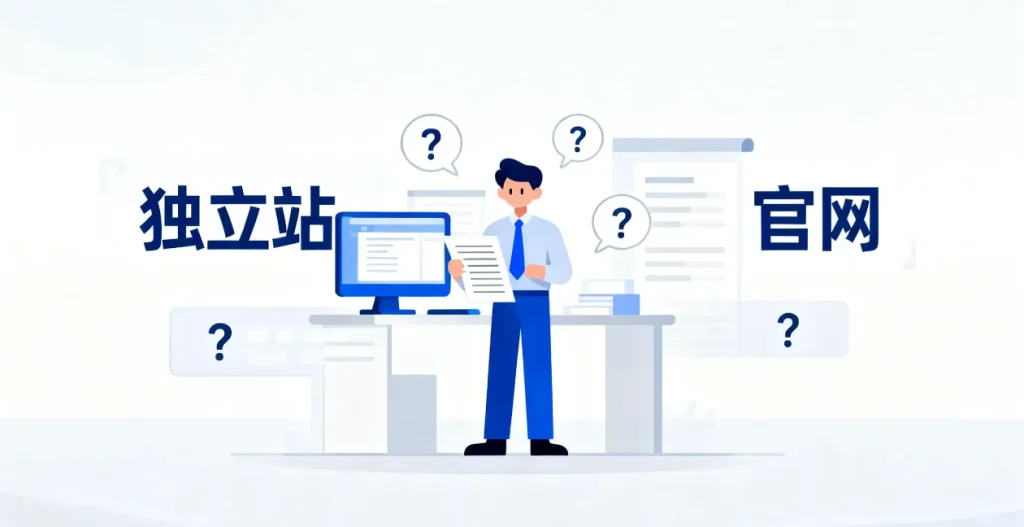 独立站和官网有什么区别?一篇讲清网站定义、差异与企业选择