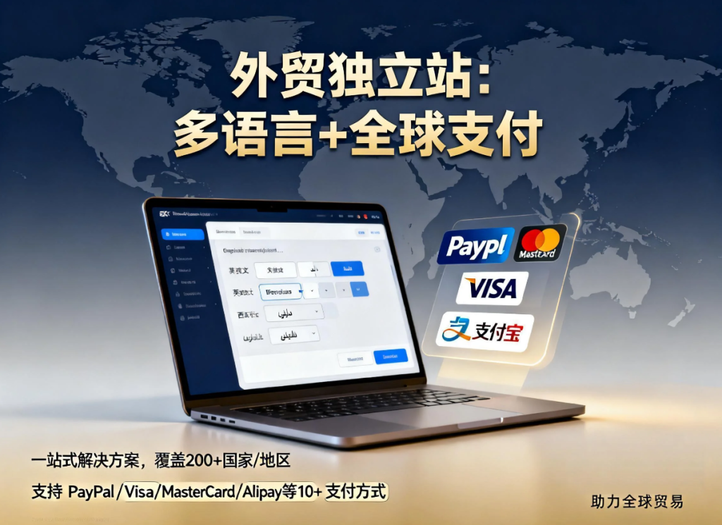 外贸公司独立站怎么做?必备多语言 + 国际支付完整搭建指南