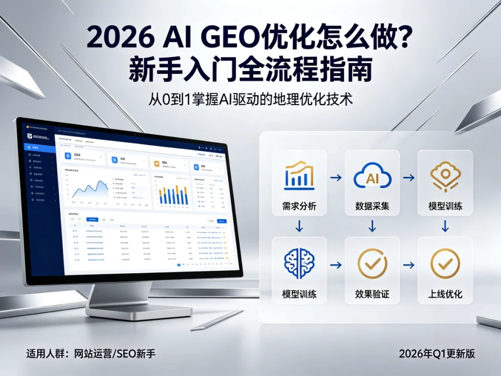 2026 AI GEO优化怎么做?新手零基础入门全流程指南