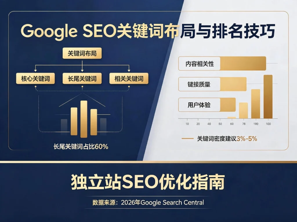 外贸独立站 Google SEO 怎么做?关键词布局与排名技巧