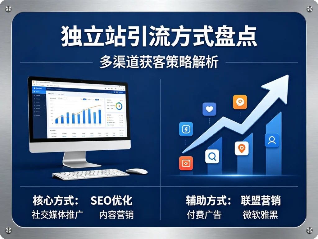 跨境电商独立站引流方式盘点,低成本获取精准客户