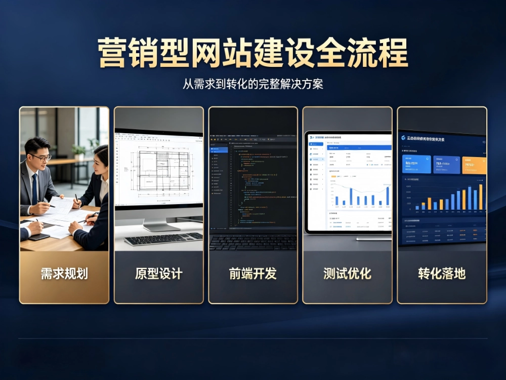 营销型网站建设全流程，从需求规划到转化落地